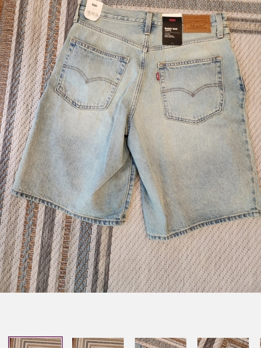 Levi's Light Wash Women's Denim Shorts Jorts